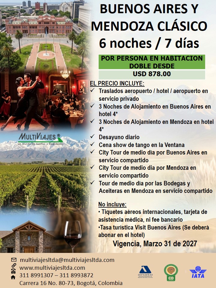 Buenos Aires y Mendoza