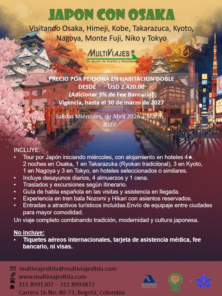 Japon con Osaka