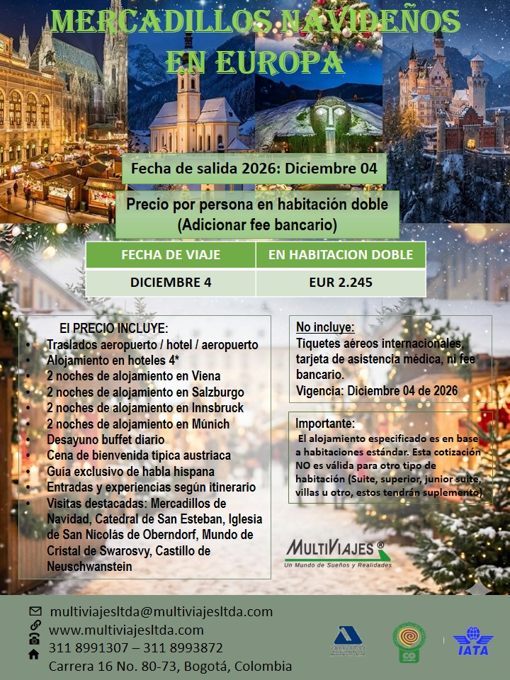 Mercadillos Navideños en Europa
